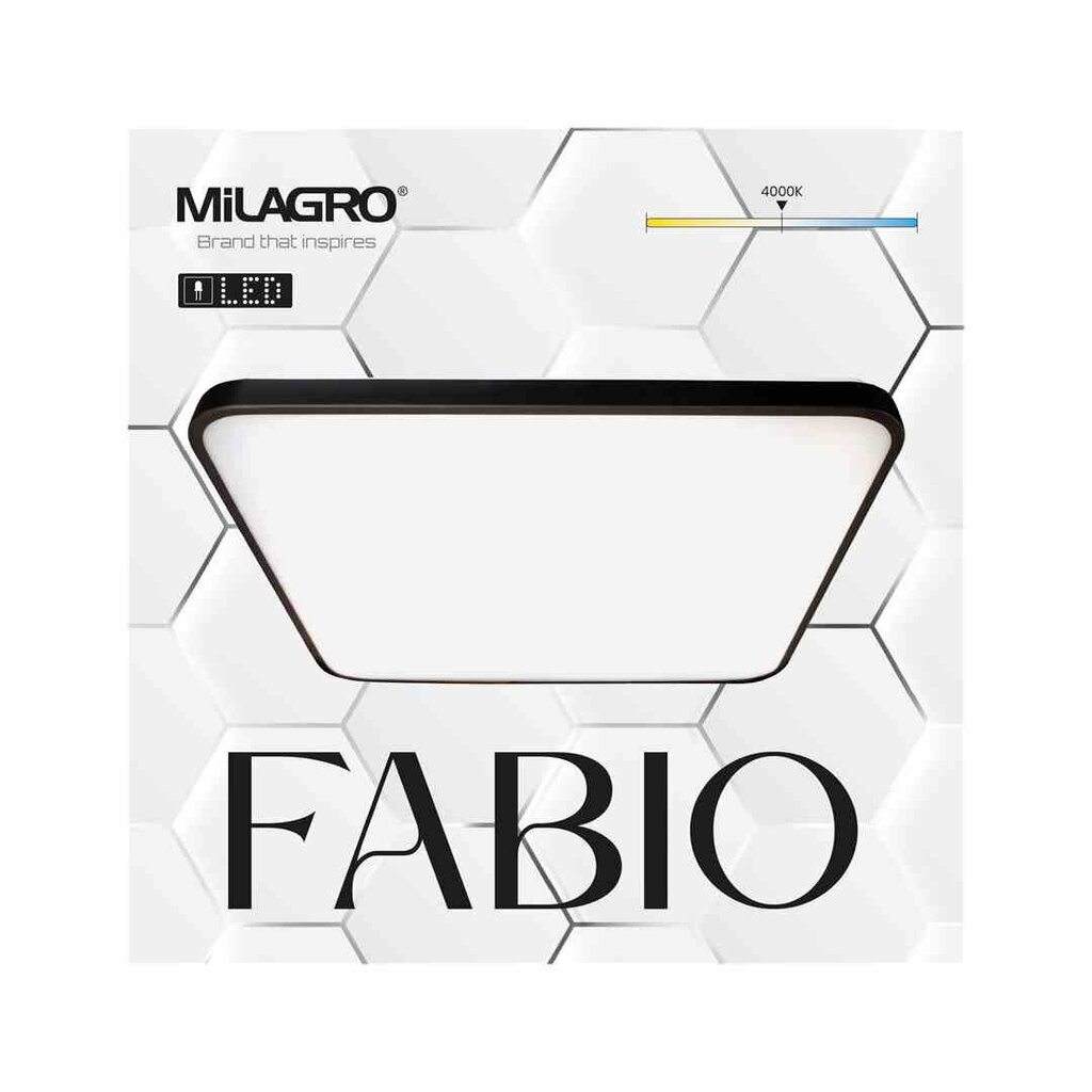 Milagro lubinis šviestuvas Fabio kaina ir informacija | Lubiniai šviestuvai | pigu.lt