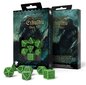 Kauliukų rinkinys COC: The Outer Gods Cthulhu žalios ir juodos spalvos kaina ir informacija | Stalo žaidimai, galvosūkiai | pigu.lt
