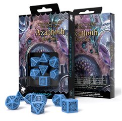 Kauliukų rinkinys COC: The Outer Gods Azathoth mėlynos ir juodos spalvos цена и информация | Настольные игры, головоломки | pigu.lt