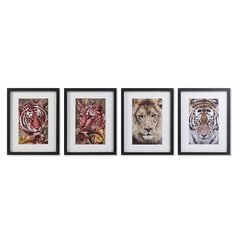 Картина DKD Home Decor, Джунгли (35 x 2,5 x 45 cm) (4 шт.) цена и информация | Репродукции, картины | pigu.lt