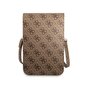 Guess Bag GUWBP4TMBR brown 4G Triangle kaina ir informacija | Telefono dėklai | pigu.lt