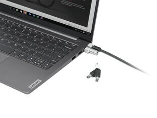 Замок с тросиком Lenovo MasterKey от Lenovo NanoSaver 1,8 м цена и информация | Охлаждающие подставки и другие принадлежности | pigu.lt