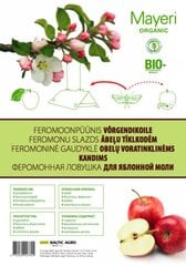 Feromoninė obelinių vaisėdžių gaudyklė kaina ir informacija | Augalų priežiūros priemonės | pigu.lt