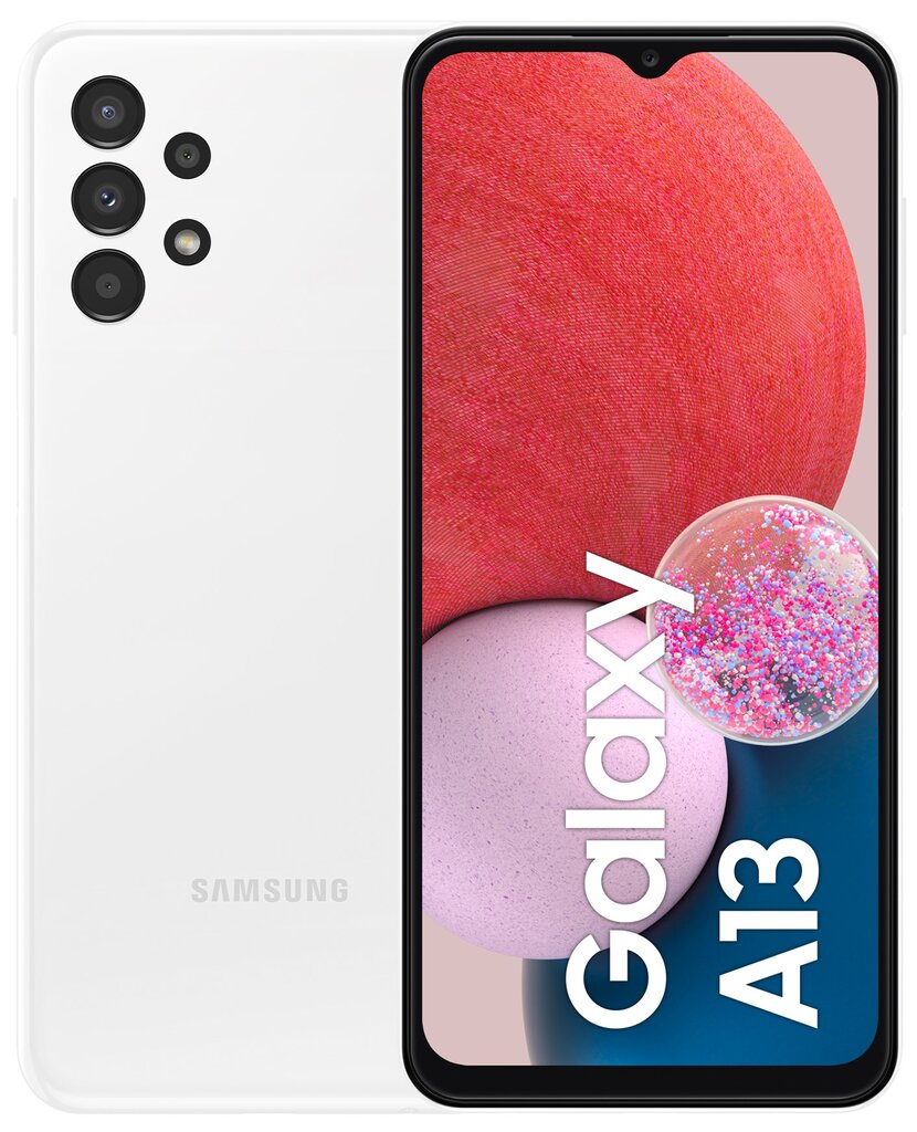 Samsung Galaxy A13 4/64GB Dual SIM White kaina ir informacija | Mobilieji telefonai | pigu.lt