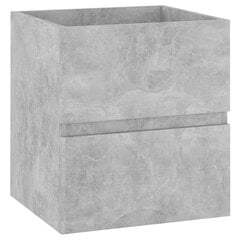 vidaXL Spintelė praustuvui, betono pilkos spalvos, 41x38,5x45cm, MDP kaina ir informacija | Vonios spintelės | pigu.lt