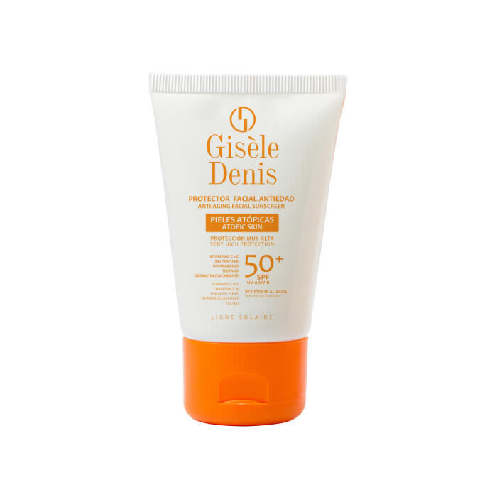 Kremas nuo saulės Gisèle Denis Facial Sunscreen Atopic Skin Spf50, 40ml kaina ir informacija | Kremai nuo saulės | pigu.lt