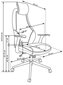 Biuro kėdė Halmar Torino, juoda цена и информация | Biuro kėdės | pigu.lt