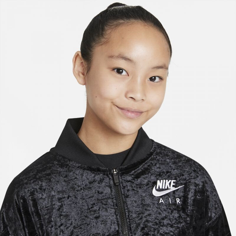 Nike bluzonas mergaitėms Air Jr DJ5819-010 цена и информация | Megztiniai, bluzonai, švarkai mergaitėms | pigu.lt