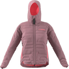 Sriukė moterims Adidas W Terrex Myshelter Primaloft Hooded Jacket W H51460, rožinė цена и информация | Женские куртки | pigu.lt