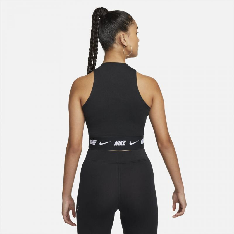 Marškinėliai moterims Nike Sportswear W T Shirt DQ9315010, juodi kaina ir informacija | Marškinėliai moterims | pigu.lt