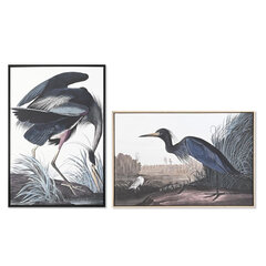 Paveikslas DKD Home Decor Paukštis, 63 x 4 x 93 cm, 2 vnt. kaina ir informacija | Reprodukcijos, paveikslai | pigu.lt