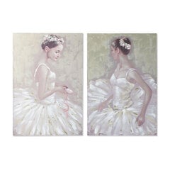 Paveikslas DKD Home Decor Balerina, 80 x 3 x 120 cm, 2 vnt. kaina ir informacija | Reprodukcijos, paveikslai | pigu.lt