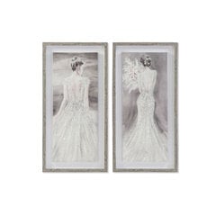 Картина DKD Home Decor, Женщина (40 x 3,8 x 80 cm) (2 шт.) цена и информация | Репродукции, картины | pigu.lt