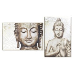 Картина DKD Home Decor, Будда (83 x 4,5 x 122,5 cm) (2 шт.) цена и информация | Репродукции, картины | pigu.lt