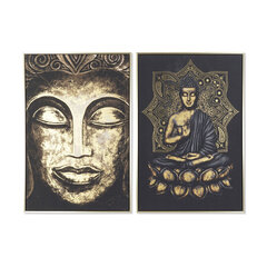 Картина DKD Home Decor, Будда (63 x 4,5 x 93 cm) (2 шт.) цена и информация | Репродукции, картины | pigu.lt