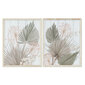 Paveikslas DKD Home Decor tropinis augalo lapas, 48 x 2 x 60 cm, 2 vnt. цена и информация | Reprodukcijos, paveikslai | pigu.lt