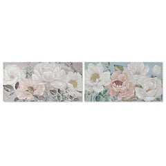 Картина DKD Home Decor, Цветы (100 x 2,5 x 50 cm) (2 шт.) цена и информация | Репродукции, картины | pigu.lt