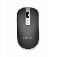 MOUSE USB OPTICAL BLACK/SILVER/MUS-4B-06-BS GEMBIRD kaina ir informacija | Pelės | pigu.lt