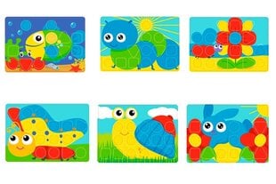 Шаблоны блоков мозаики 6047 цена и информация | Игрушки для малышей | pigu.lt