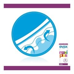 Paprasti maxi įklotai Evax, 30 vnt. цена и информация | Тампоны, гигиенические прокладки для критических дней, ежедневные прокладки | pigu.lt