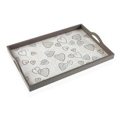 Поднос Cozy сердца Деревянный MDF (30 x 5 x 45 cm) цена и информация | Посуда, тарелки, обеденные сервизы | pigu.lt