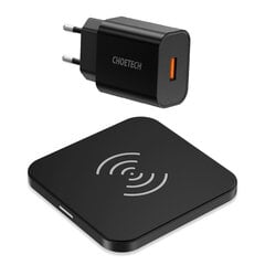 Choetech set 2x Qi 10W wireless charger (2 colors, black and white) + 1.2m USB cables (T511-S black / white) цена и информация | Choetech Мобильные телефоны, Фото и Видео | pigu.lt