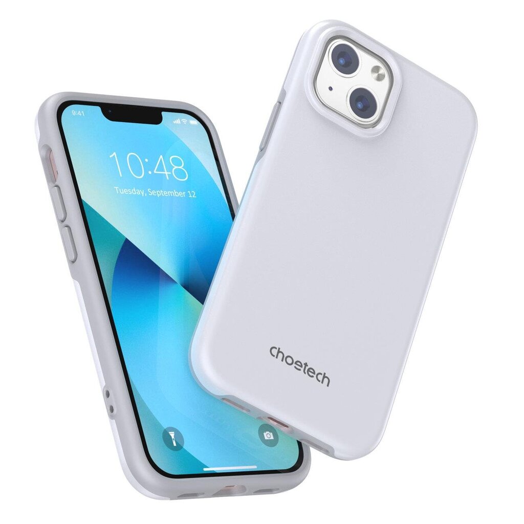 Choetech MFM Anti-drop case skirtas iPhone 13 PC0112-MFM-WH, baltas цена и информация | Telefono dėklai | pigu.lt