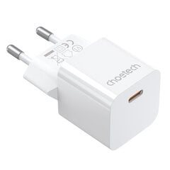 Зарядное устройство CHOETECH USB Type-C, GaN, PD20W цена и информация | Зарядные устройства для телефонов | pigu.lt