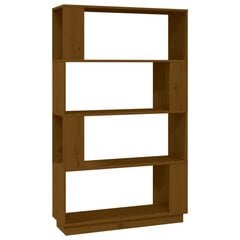 vidaXL Spintelė knygoms/kambario pertvara, ruda, 80x25x132cm, mediena kaina ir informacija | Lentynos | pigu.lt