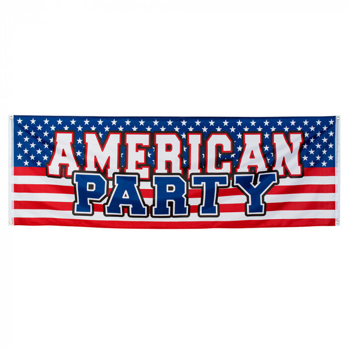 Plakatas "American Party" (74x220 cm) kaina ir informacija | Dekoracijos šventėms | pigu.lt