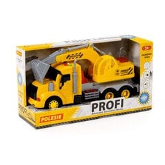 Inercinis ekskavatoriaus automobilis su šviesa ir garsu Polesie, geltonas kaina ir informacija | Polesie Žaislai vaikams | pigu.lt