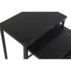 Набор из трех столиков DKD Home Decor, чёрный, металл, мрамор современный (40 x 26 x 65 см) (3 шт.) цена и информация | Журнальные столики | pigu.lt