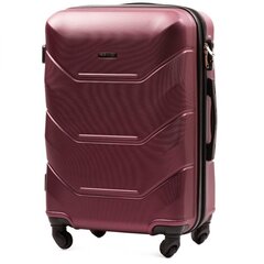 Среднего размера чемодан Wings TD147, размер M, бордовый (burgundy) цена и информация | Чемоданы, дорожные сумки  | pigu.lt