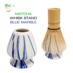 BLUE MARBLE - Matcha Whisk stand - Matcha arbatos bambukinei šluotos laikiklis kaina ir informacija | Virtuvės įrankiai | pigu.lt