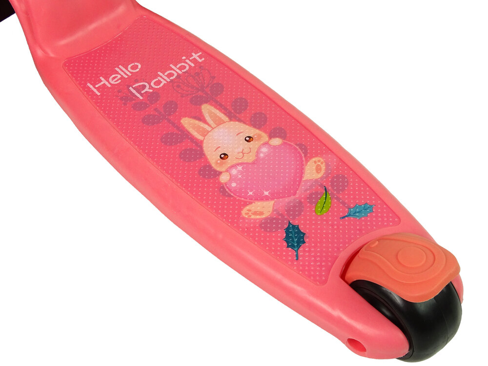 Triratis paspirtukas Hello Rabbit, šviesos efektai цена и информация | Paspirtukai | pigu.lt