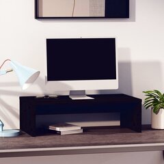 Monitoriaus stovas, 50x27x15 cm, juodas kaina ir informacija | TV staliukai | pigu.lt