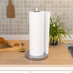 Plieninis popierinių rankšluosčių laikiklis kaina ir informacija | Virtuvės įrankiai | pigu.lt
