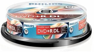 Philips DVD+R, 1x10 kaina ir informacija | Vinilinės plokštelės, CD, DVD | pigu.lt