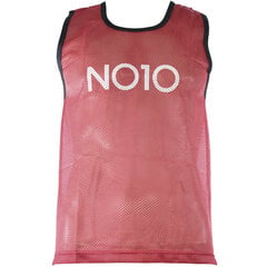 Žymeklis / skiriamieji marškinėliai NO10 TBN-80 SF R, raudona kaina ir informacija | Futbolo apranga ir kitos prekės | pigu.lt