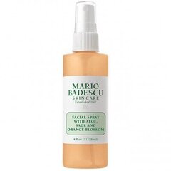 MARIO BADESCU Спрей для лица с алоэ, шалфеем и цветами апельсина 118мл цена и информация | Средства для очищения лица | pigu.lt