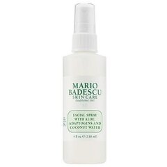 Спрей для лица с алоэ вера, адаптогенами и кокосовой водой Mario Badescu, 118 мл цена и информация | Средства для очищения лица | pigu.lt