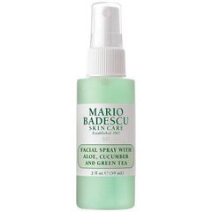 Спрей для лица с зеленым чаем, алоэ и огурцом Mario Badescu, 59 мл цена и информация | Средства для очищения лица | pigu.lt