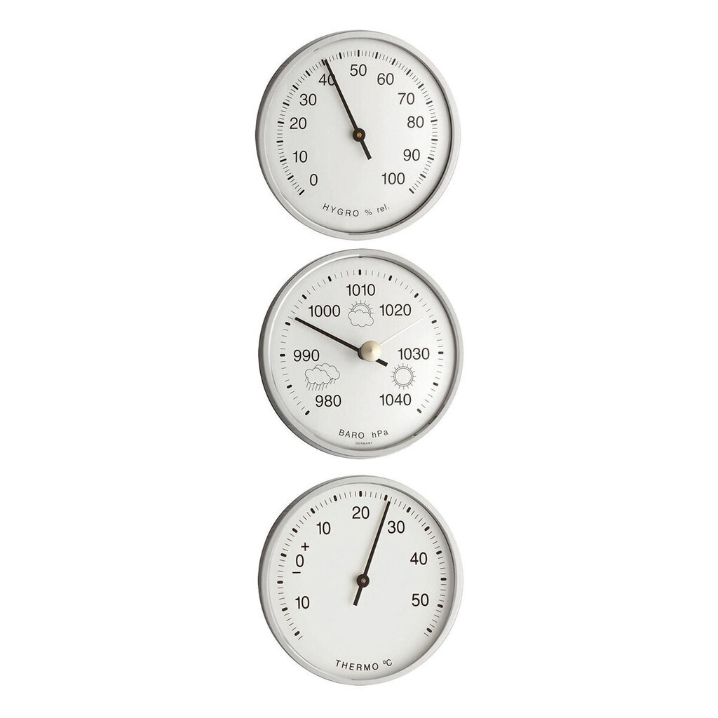 TFA barometro, termometro ir higrometro rinkinys 20.3024 kaina ir informacija | Meteorologinės stotelės, termometrai | pigu.lt