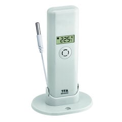 Датчик температуры с водонепроницаемым кабельным датчиком TFA Weatherhub 30.3313 цена и информация | Метеорологические станции, термометры | pigu.lt