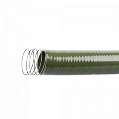 Žarna Bradas Suction-Flex su plienine spirale, 25 mm, 6 m, žalia kaina ir informacija | Laistymo įranga, purkštuvai | pigu.lt