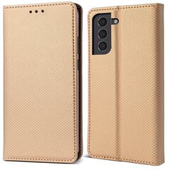 Перекидной чехол Moozy для Samsung Galaxy S21 FE 5G - Красный магнитный откидной футляр с держателем для карт и подставкой цена и информация | Чехлы для телефонов | pigu.lt