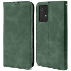 Moozy Marmurinis žalias atverčiamasis dėklas Samsung Galaxy A52s 5G, Samsung Galaxy A52, Samsung Galaxy A52 5G - Flip Cover, magnetinis Flip Folio Retro piniginės dėklas su kortelių laikikliu ir stovu kaina ir informacija | Telefono dėklai | pigu.lt