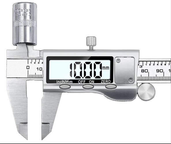 Elektroninis slankmatis - 15cm kaina ir informacija | Mechaniniai įrankiai | pigu.lt