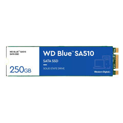 Western Digital SA510|250GB|M.2|SATA 3.0|Write speed 440 MBytes/sec|Read speed 555 MBytes/sec|2.38mm|TBW 100 TB|MTBF 1750000 hours|WDS250G3B0B kaina ir informacija | Vidiniai kietieji diskai (HDD, SSD, Hybrid) | pigu.lt
