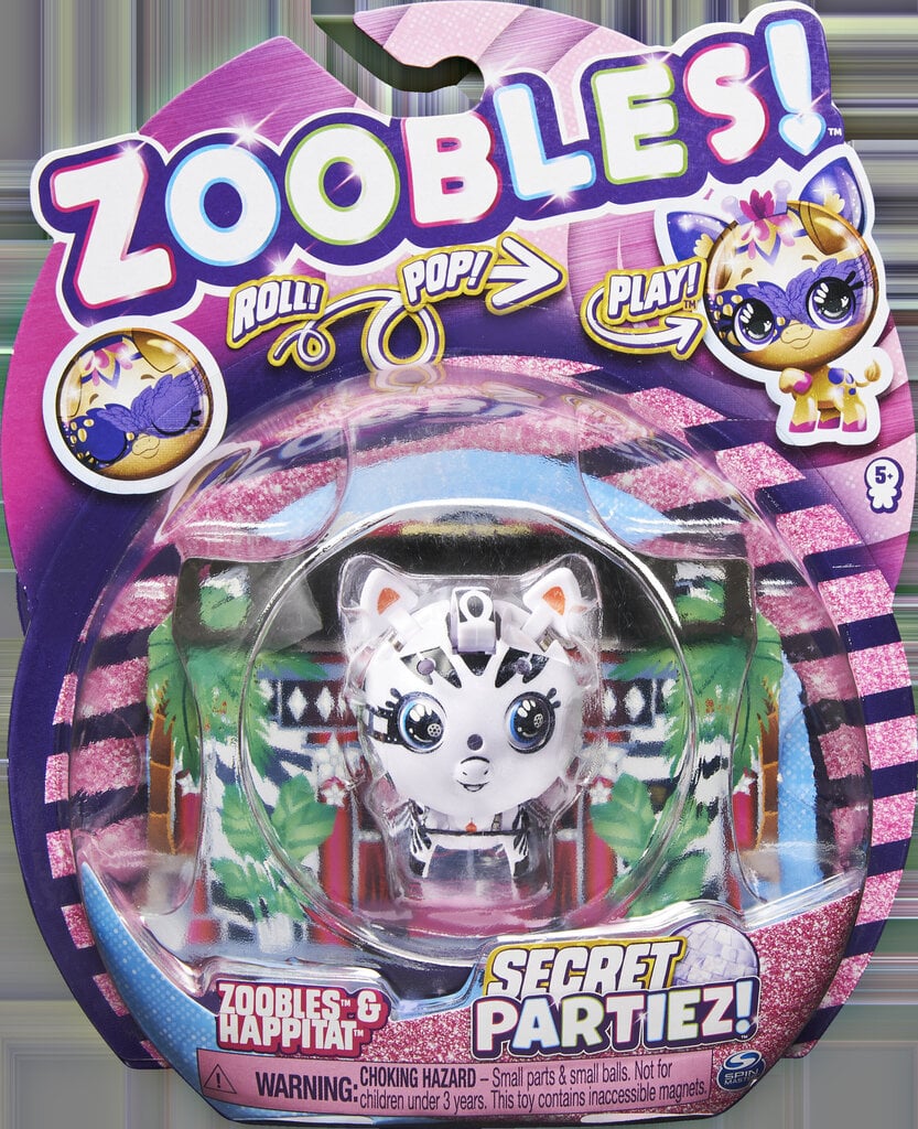 Figūrėlė Zoobles Animals Secret Partiez, 2 serija, 6061944 kaina ir informacija | Žaislai mergaitėms | pigu.lt